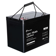 Hohe Kapazität 12V 75AH Lithium-IN-Batterie Potevio Lithium-Eisen-Ionen-Phosphat-Batterie
